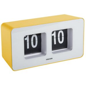 Wall/Table Clock Karlsson Funky Flip Jaune 9,2x7 cm Wall/Table Clock Karlsson Funky Flip Jaune 9,2x7 cm