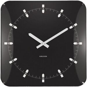 Wall clock Karlsson Sucinto Dome Noir 35x35x4,5 cm Wall clock Karlsson Sucinto Dome Noir 35x35x4,5 cm