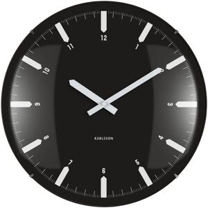 Wall clock Karlsson Realista Dome Noir 4.5x35 cm Wall clock Karlsson Realista Dome Noir 4.5x35 cm