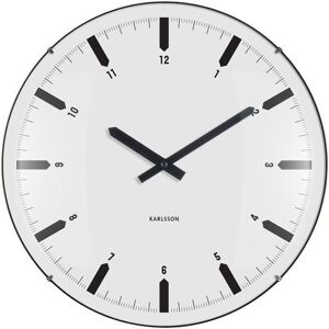 Wall clock Karlsson Realista Dome Blanc 4.5x35 cm Wall clock Karlsson Realista Dome Blanc 4.5x35 cm
