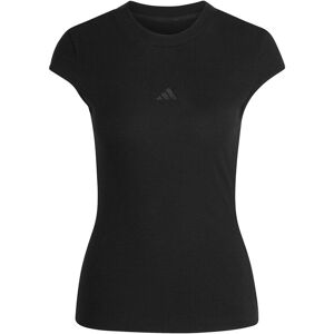 Women's T-shirt adidas Seasonal Essentials Rib Noir 2XS Women's T-shirt adidas Seasonal Essentials Rib Noir 2XS
