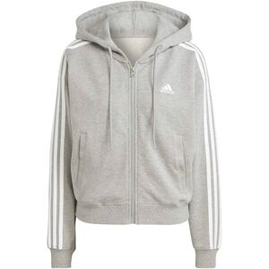Women's hooded sweatshirt adidas Essentials 3 Stripes Gris L Women's hooded sweatshirt adidas Essentials 3 Stripes Gris L