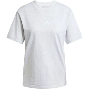 adidas 3-Stripes Cotton T-Shirt - Womens - Grey adidas 3-Stripes Cotton T-Shirt - Womens - Grey