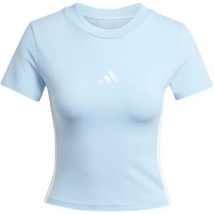Women's slim-fit T-shirt adidas Essentials 3-Stripes Bleu L Women's slim-fit T-shirt adidas Essentials 3-Stripes Bleu L