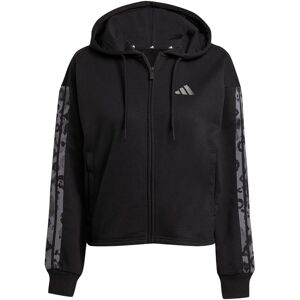 Women's hooded sweatshirt adidas Animal Print 3 stripes Noir M Women's hooded sweatshirt adidas Animal Print 3 stripes Noir M