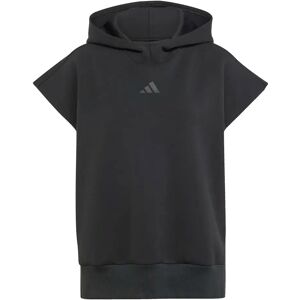 Women's sleeveless hooded sweatshirt adidas Soft Lux Noir 2XL Women's sleeveless hooded sweatshirt adidas Soft Lux Noir 2XL