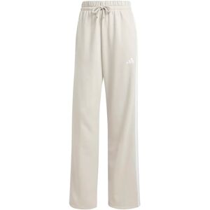 Women's open hem joggers adidas Essentials 3-Stripes Beige XL Women's open hem joggers adidas Essentials 3-Stripes Beige XL