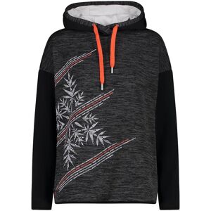 Women's hooded sweatshirt CMP Gris 2XS Women's hooded sweatshirt CMP Gris 2XS