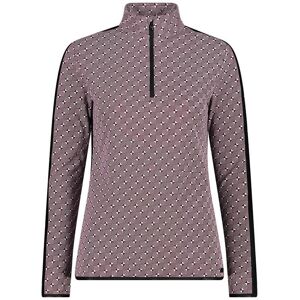 Women's half-zip roll neck sweatshirt CMP Violet 2XS Women's half-zip roll neck sweatshirt CMP Violet 2XS