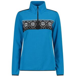 Women's 1/2 zip fleece CMP Bleu S Women's 1/2 zip fleece CMP Bleu S