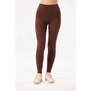 High-waisted 7/8 leggings with pockets for women Girlfriend Collective Marron 2XS High-waisted 7/8 leggings with pockets for women Girlfriend Collective Marron 2XS