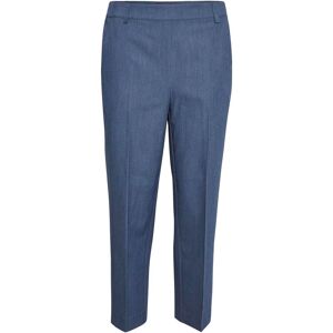 Women's crop pants KAFFE Sakura HW Bleu 42 Women's crop pants KAFFE Sakura HW Bleu 42