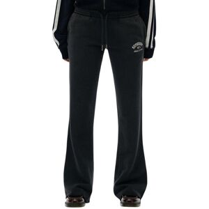 Embroidered women's flare joggers Superdry Athletic Bleu 2XS Embroidered women's flare joggers Superdry Athletic Bleu 2XS