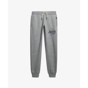 Women's joggers Superdry Premium Script Entry Gris M Women's joggers Superdry Premium Script Entry Gris M
