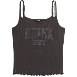 Lace tank top with women's pattern Superdry Athletic Noir 2XS/XS Lace tank top with women's pattern Superdry Athletic Noir 2XS/XS