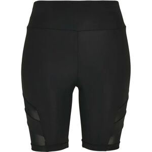 Women's high waist shorts Urban Classics Tech Mesh Noir M Women's high waist shorts Urban Classics Tech Mesh Noir M