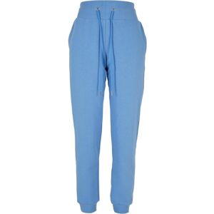 High-waisted plus-size women's organic joggers Urban Classics Bleu 4XL High-waisted plus-size women's organic joggers Urban Classics Bleu 4XL