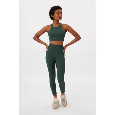 Girlfriend Collective Moss Green 7/8 Leggings - Leggings Girlfriend Collective Moss Green 7/8 Leggings - Leggings