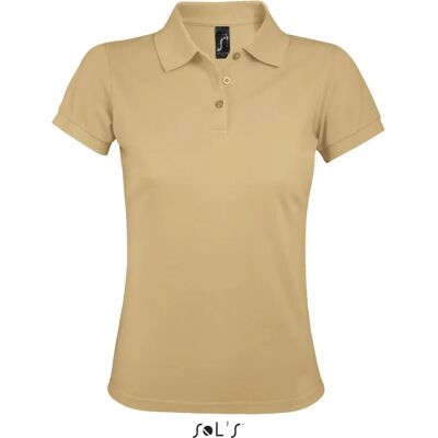 SOLS Prime Beig Black Polo Shirt - Polo shirt SOLS Prime Beig Black Polo Shirt - Polo shirt