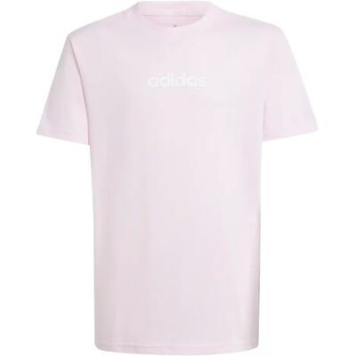 Adidas J LIN TEE 160 - T-Shirt, Pink, Casual, Sporty Adidas J LIN TEE 160 - T-Shirt, Pink, Casual, Sporty