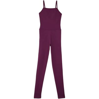 Girlfriend Collective Plum Recycled Polyester Unitard - Yoga & Pilates Girlfriend Collective Plum Recycled Polyester Unitard - Yoga & Pilates