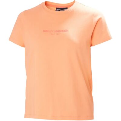 Helly Hansen Core 2.0 Pastel Orange Short Sleeve T-shirt - T-shirt Helly Hansen Core 2.0 Pastel Orange Short Sleeve T-shirt - T-shirt