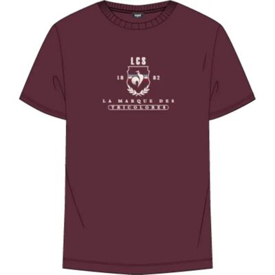 T-shirt Le Coq Sportif Tri Marron L T-shirt Le Coq Sportif Tri Marron L