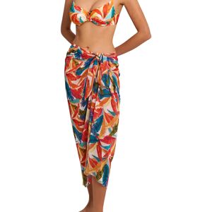 Women's beach sarong Selmark Oasis Blanc TU Women's beach sarong Selmark Oasis Blanc TU