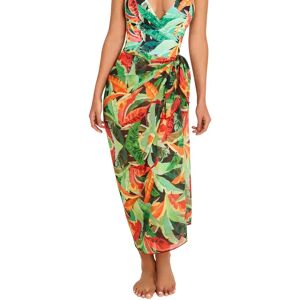Women's beach sarong Selmark Oasis Noir TU Women's beach sarong Selmark Oasis Noir TU