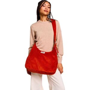 Shoulder Bag Hindbag Claire velours Orange 36x29x13 cm Shoulder Bag Hindbag Claire velours Orange 36x29x13 cm