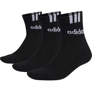 Children's linear half-socks adidas 3-Stripes (x3) Noir 28/30 Children's linear half-socks adidas 3-Stripes (x3) Noir 28/30