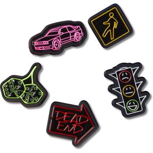 Jibbitz Crocs Reflective Street (x5) Noir One size Jibbitz Crocs Reflective Street (x5) Noir One size