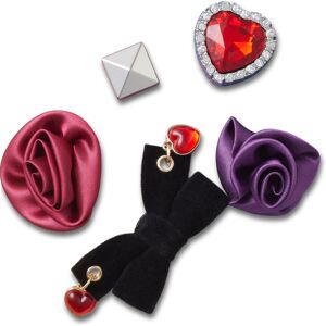 Jibbitz Crocs Dark Romance Lace Up (x5) Noir One size Jibbitz Crocs Dark Romance Lace Up (x5) Noir One size