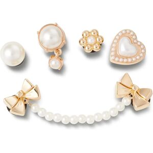 Jibbitz Crocs Pearly Gold (x5) Blanc One size Jibbitz Crocs Pearly Gold (x5) Blanc One size