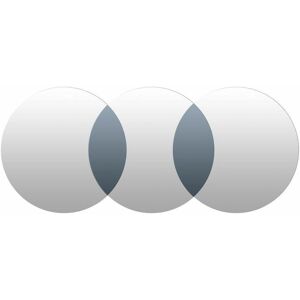 DKD Home Decor Wall Mirror - Modern Circles Black 118.5cm DKD Home Decor Wall Mirror - Modern Circles Black 118.5cm