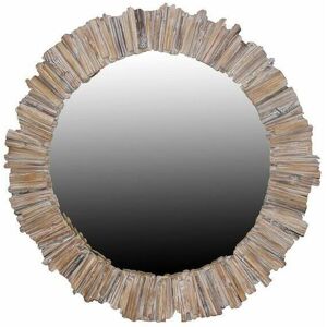 Wall mirror tree glass aluminium logs DKD Home Decor Blanc One size Wall mirror tree glass aluminium logs DKD Home Decor Blanc One size