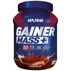 Pot Apurna Gainer Mass Plus - Chocolat - 1.1 Kg Bleu One size Pot Apurna Gainer Mass Plus - Chocolat - 1.1 Kg Bleu One size