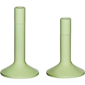 Candleholder Hubsch Interior Kindred (x2) Vert Ø 10xh15 cm / Ø 10xh18 cm Candleholder Hubsch Interior Kindred (x2) Vert Ø 10xh15 cm / Ø 10xh18 cm