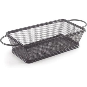 Mini rectangular storage basket Lacor Gris 21x11x6 cm Mini rectangular storage basket Lacor Gris 21x11x6 cm