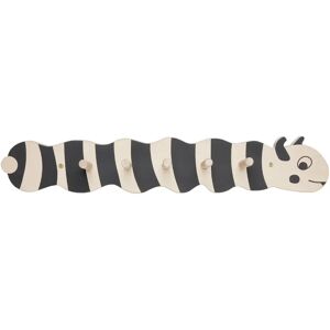Mini wooden coat rack OYOY Living Design Noir 60x7,5x10,5 cm Mini wooden coat rack OYOY Living Design Noir 60x7,5x10,5 cm