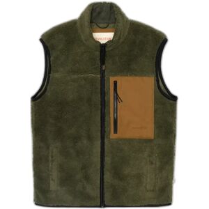 Short teddy vest with contrasting chest pocket Revolution Vert S Short teddy vest with contrasting chest pocket Revolution Vert S