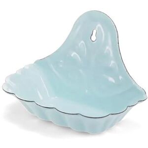 Wall-mounted enamel soap dish Rex London Bleu 15x9x11,2 cm Wall-mounted enamel soap dish Rex London Bleu 15x9x11,2 cm