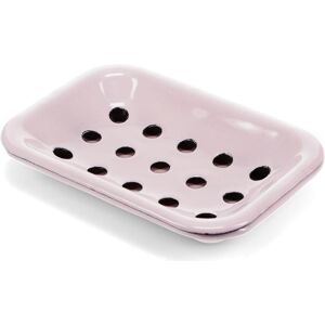 Enamel soap dish Rex London Rose 15,5x10,5x2,5 cm Enamel soap dish Rex London Rose 15,5x10,5x2,5 cm