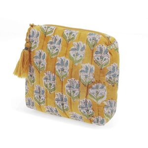 Women's make-up bag Rex London Kimaya Jaune 13x5.5x13 cm Women's make-up bag Rex London Kimaya Jaune 13x5.5x13 cm