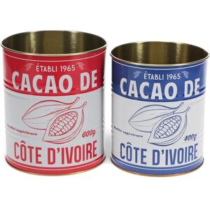 Storage box Rex London Cacao (x2) Rouge One size Storage box Rex London Cacao (x2) Rouge One size