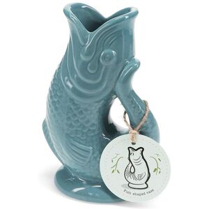 Ceramic vase Rex London Bleu 6,8x10,7x17,2 cm Ceramic vase Rex London Bleu 6,8x10,7x17,2 cm