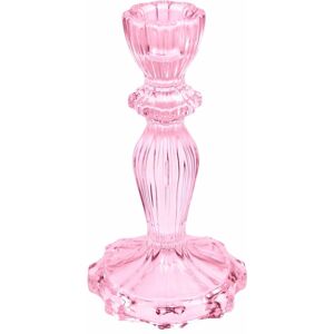 Glass candlestick Rex London Rose 8.6x8.6x15.8 cm Glass candlestick Rex London Rose 8.6x8.6x15.8 cm