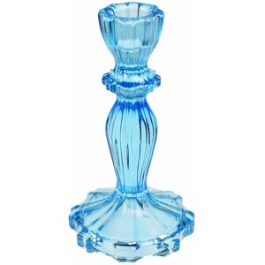 Glass candlestick Rex London Bleu 8.6x8.6x15.8 cm Glass candlestick Rex London Bleu 8.6x8.6x15.8 cm