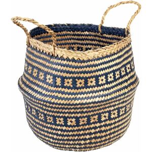 Sea rush storage basket Rex London Bleu 31x31x36 cm Sea rush storage basket Rex London Bleu 31x31x36 cm