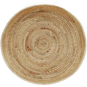 Round water hyacinth trays Rex London (x2) Marron 40,0x40,0x7,0 cm Round water hyacinth trays Rex London (x2) Marron 40,0x40,0x7,0 cm